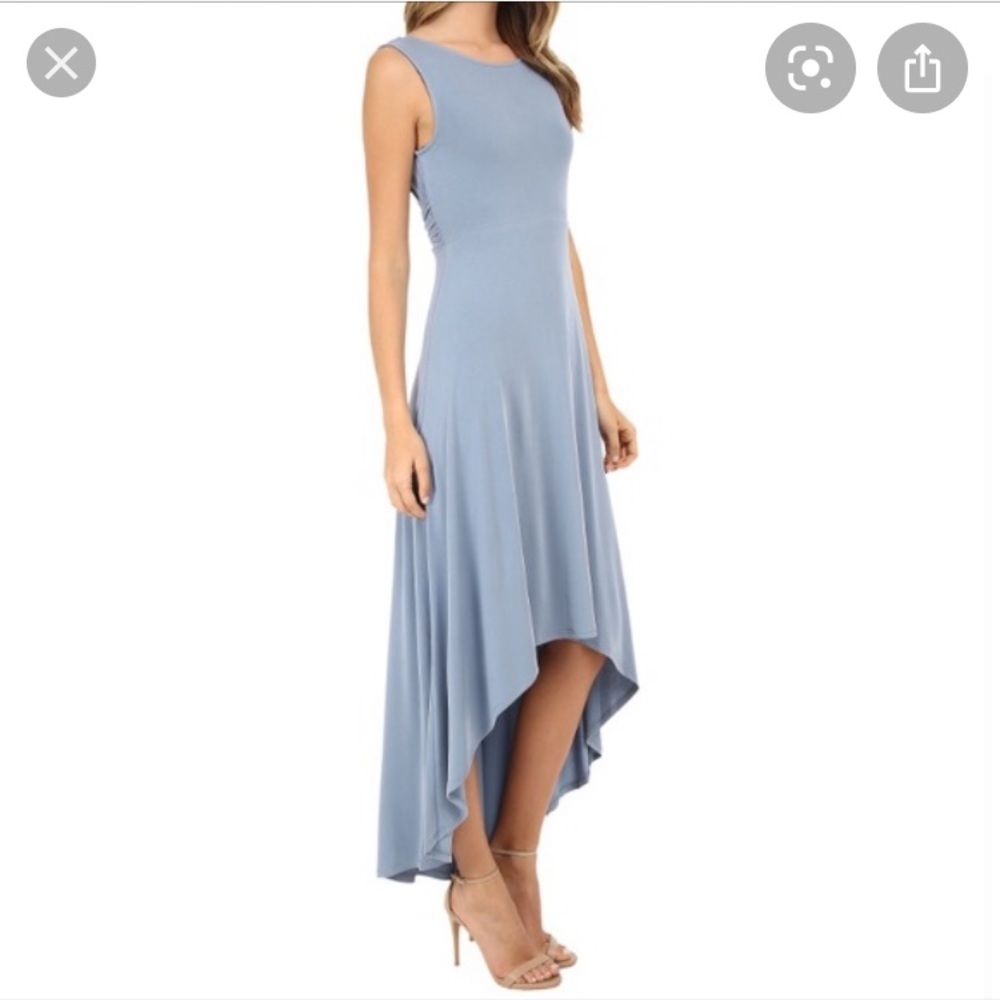 BCBG Fara High-Low Twist Open-Back Dress W/ Tag